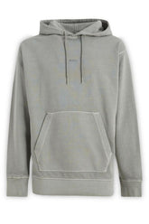 Hugo Boss Elegant Grey Cotton Hooded Sweatshirt -   -  Hugo Boss.